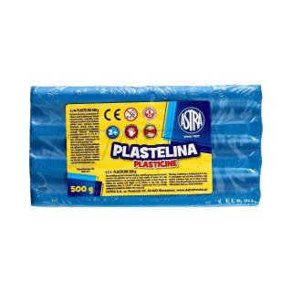 Plastelina niebieska 500g ASTRA