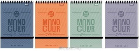Kołonotes A6/96K kratka Monocolor mix
