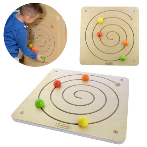 MASTERKIDZ Tablica Przesuwna Spiralny Labirynt Montessori MASTERKIDZ Tablica Przesuwna Spiralny Labirynt Montessori