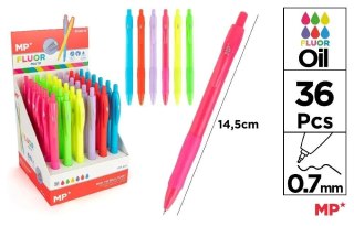 Długopis 0.7 fluor mini tip (36szt)