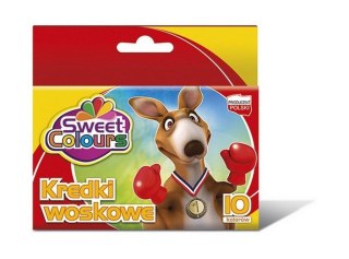 Kredki woskowe 10 kolorów