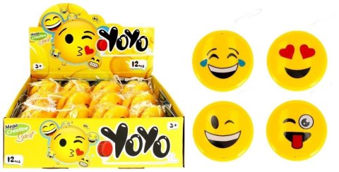 Jo-Jo świecące 6cm Sport Face mix