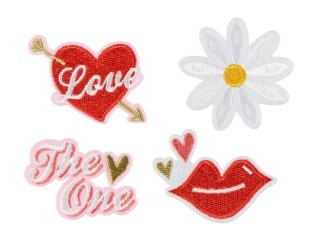 Naprasowanki Love mix 4szt