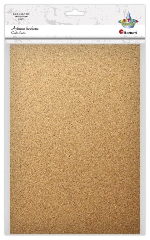 Arkusze korkowe 205x297mm grubość 2mm 2szt