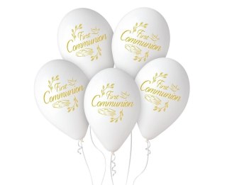 Balony Gemar pastel premium hel Komunia 32cm 5szt