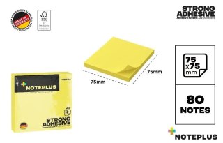 Karteczki samoprzylepne 75x75mm 80K zielone