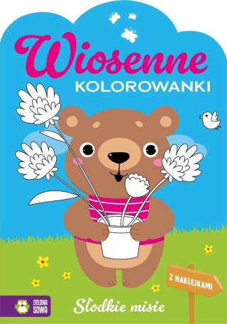 Wiosenne kolorowanki. Słodkie misie