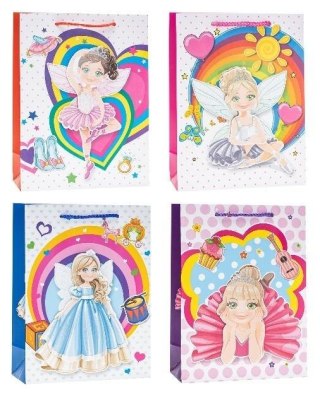 Torebka dziecięce Pop-Up 3D 26x32x10cm mix ROZETTE