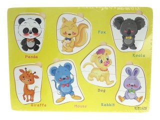 Puzzle drewniane Zwierzęta