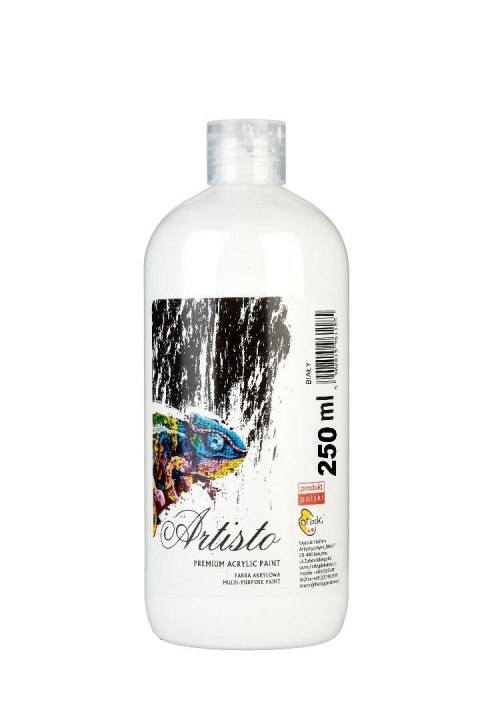 Farba akrylowa biała 250ml
