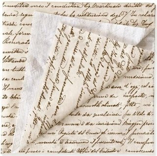 Serwetki Pismo Scrittura 33x33cm 20szt