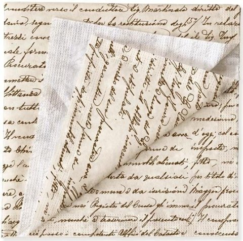 Serwetki Pismo Scrittura 33x33cm 20szt