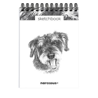 Szkicownik A6/60K na spirali - Pies
