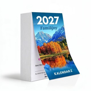 Kalendarz 2027 B7 zdzierak Familijny