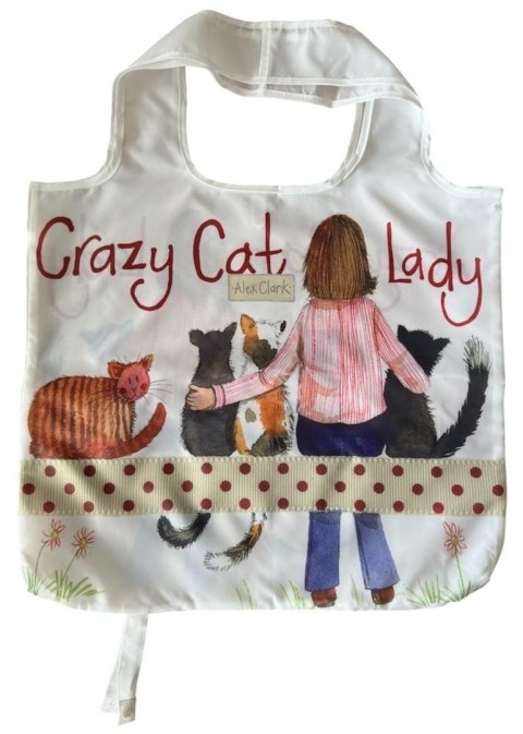 Torba na zakupy Crazy Cat Lady Kociara