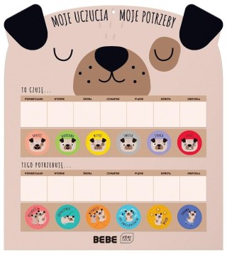 Tablica emocji Bebe Friends Pies