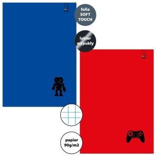 Zeszyt A4/32K kratka 90g Robot Pad (6szt)