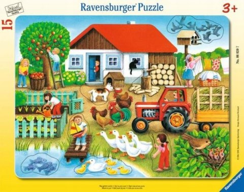 Puzzle ramkowe Co tu pasuje?Na wsi 15l 060207 Puzzle ramkowe Co tu pasuje?Na wsi 15l 060207