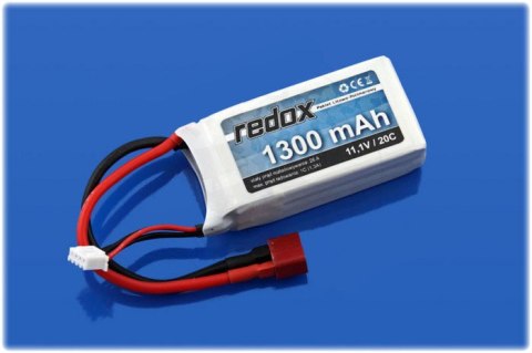 Pakiet Akumulator Redox LiPo 11,1V 1300mAh 20c Pakiet Akumulator Redox LiPo 11,1V 1300mAh 20c