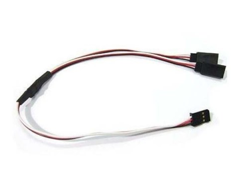 Y - kabel rozgałęziacz 45 cm (FUTABA) - 0,13mm2 26AWG - płaski - MSP Y - kabel rozgałęziacz 45 cm (FUTABA) - 0,13mm2 26AWG - płaski - MSP