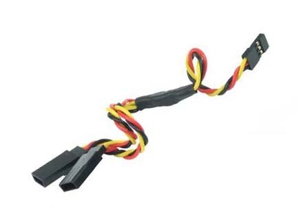 Y - kabel rozgałęziacz 45 cm (JR) - 0,33mm2 22AWG - skręcony - MSP Y - kabel rozgałęziacz 45 cm (JR) - 0,33mm2 22AWG - skręcony - MSP