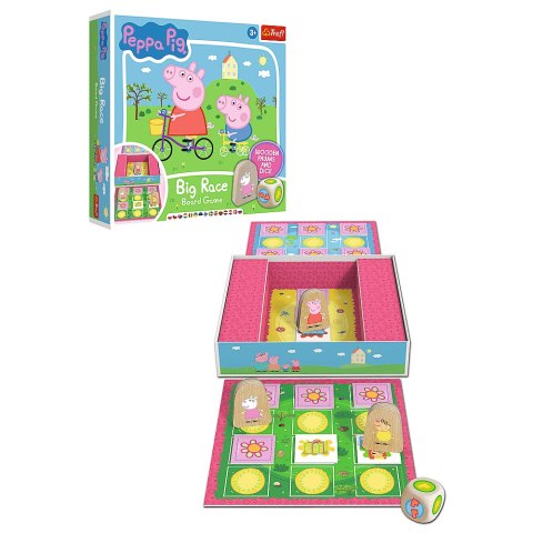 Gra Big race Świnka Peppa Trefl 02262 Gra Big race Świnka Peppa Trefl 02262