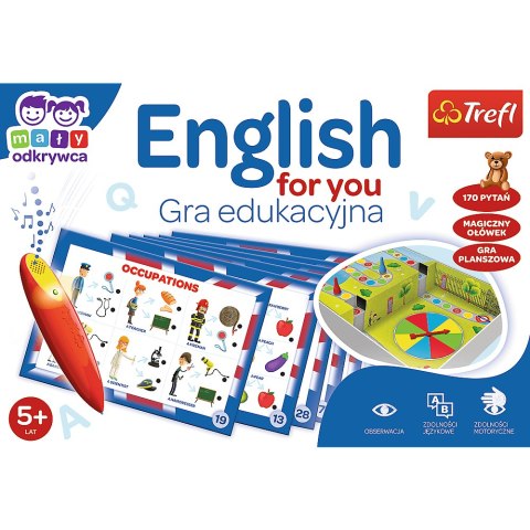 Gra Edukacyjna English for you Magiczny ołówek Trefl 02113 Gra Edukacyjna English for you Magiczny ołówek Trefl 02113