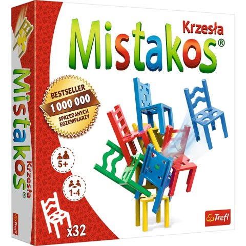 Gra MISTAKOS KRZESŁA 4 OSOBOWE TREFL 02074 Gra MISTAKOS KRZESŁA 4 OSOBOWE TREFL 02074