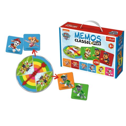 Gra Memos Classic i Plus Psi Patrol Trefl 02269 Gra Memos Classic i Plus Psi Patrol Trefl 02269