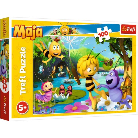 Puzzle - "100" - Pszczółka Maja i przyjaciele Trefl 16361 Puzzle - "100" - Pszczółka Maja i przyjaciele Trefl 16361