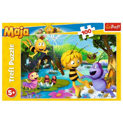 Puzzle - "100" - Pszczółka Maja i przyjaciele Trefl 16361 Puzzle - "100" - Pszczółka Maja i przyjaciele Trefl 16361