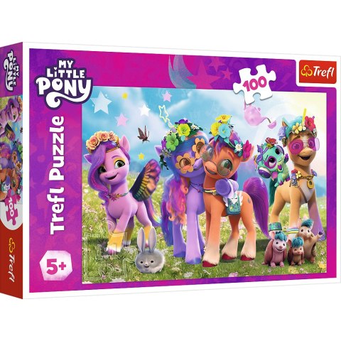 Puzzle - "100" - Zabawne Kucyki My Little Pony Trefl 16463 Puzzle - "100" - Zabawne Kucyki My Little Pony Trefl 16463