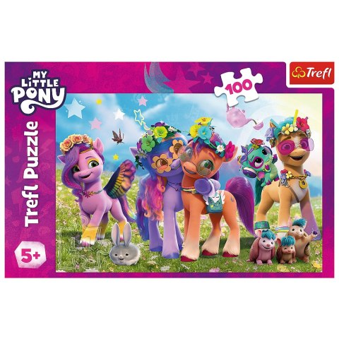 Puzzle - "100" - Zabawne Kucyki My Little Pony Trefl 16463 Puzzle - "100" - Zabawne Kucyki My Little Pony Trefl 16463