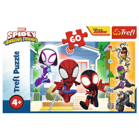 Puzzle - "60" - W świecie Spiday'a Trefl 17371 Puzzle - "60" - W świecie Spiday'a Trefl 17371