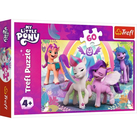 Puzzle My Little Pony 60 el. W świecie przyjaźni Trefl 17390 Puzzle My Little Pony 60 el. W świecie przyjaźni Trefl 17390