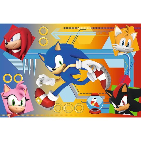 Puzzle Sonic 60 el. Sonic w akcji 17387 Puzzle Sonic 60 el. Sonic w akcji 17387