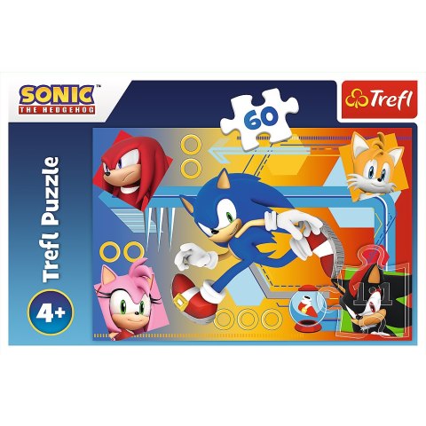 Puzzle Sonic 60 el. Sonic w akcji 17387 Puzzle Sonic 60 el. Sonic w akcji 17387