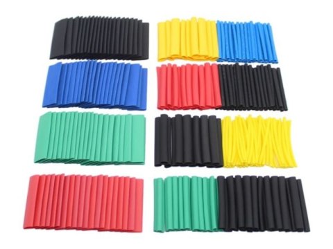 Zestaw 530 sztuk 4,5cm Koszulki, rurki termokurczliwe Kolory Rozmiary Zestaw 530 sztuk 4,5cm Koszulki, rurki termokurczliwe Kolory Rozmiary