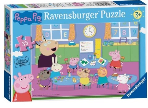 Puzzle 35 elementów Świnka Peppa i cała klasa Puzzle 35 elementów Świnka Peppa i cała klasa