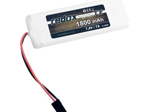 Redox 1800 mAh 7,4V JR (MT-S) - pakiet LiPo TX Redox 1800 mAh 7,4V JR (MT-S) - pakiet LiPo TX