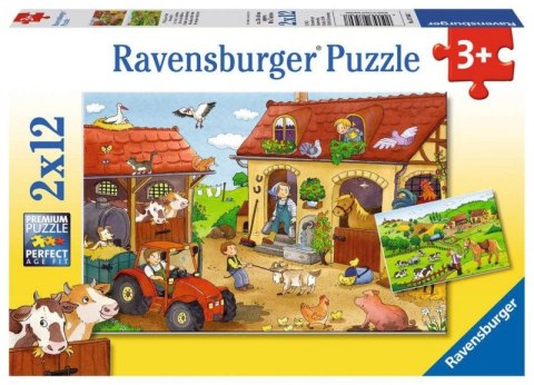 Puzzle 2x12 elementów Farma Puzzle 2x12 elementów Farma
