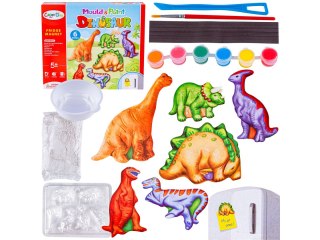 Kreatywny Zestaw Stwórz Magnes, Odlew DIY DINOZAURY Zrób To Sam