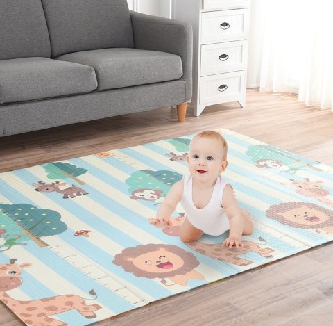 Mata piankowa dwustronna ulice 150x200x1 cm