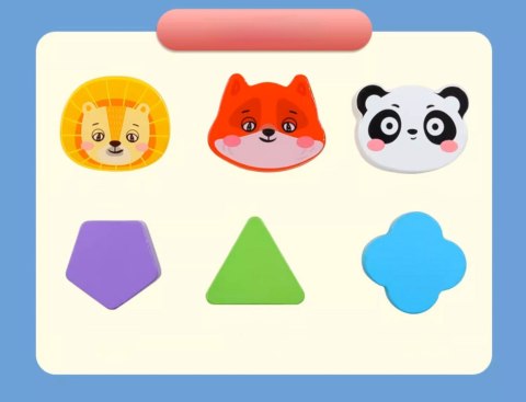 DREWNIANY SORTER KLOCKÓW ELASTYCZNA KOSTKA SENSORYCZNA MONTESSORI GUMKI 6 KLOCKÓW DREWNIANY SORTER KLOCKÓW ELASTYCZNA KOSTKA SENSORYCZNA MONTESSORI GUMKI 6 KLOCKÓW