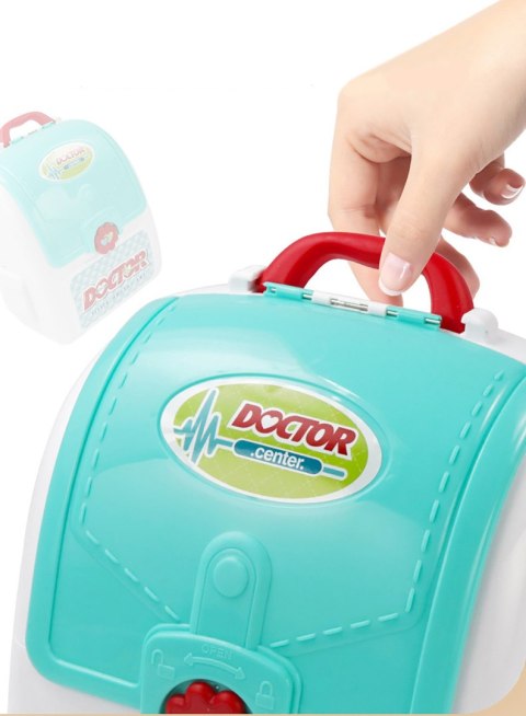 DUŻY ZESTAW LEKARSKI MAŁY LEKARZ DOKTOR W WALIZCE PLECAKU 837 008-965A DUŻY ZESTAW LEKARSKI MAŁY LEKARZ DOKTOR W WALIZCE PLECAKU 837 008-965A