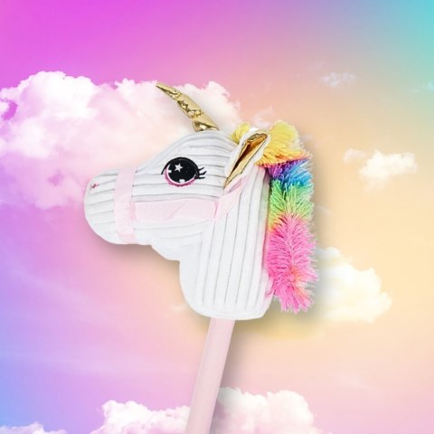 GŁOWA KONIA JEDNOROŻCA PLUSZOWA NA KIJU HOBBY HORSE BEZ DŹWIĘKU GŁOWA KONIA JEDNOROŻCA PLUSZOWA NA KIJU HOBBY HORSE BEZ DŹWIĘKU