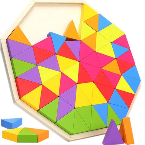 GRA LOGICZNA DREWNIANA TRÓJKĄTY UKŁADANKA PUZZLE JHTOY-947 GRA LOGICZNA DREWNIANA TRÓJKĄTY UKŁADANKA PUZZLE JHTOY-947