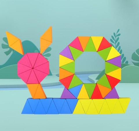GRA LOGICZNA DREWNIANA TRÓJKĄTY UKŁADANKA PUZZLE JHTOY-947 GRA LOGICZNA DREWNIANA TRÓJKĄTY UKŁADANKA PUZZLE JHTOY-947