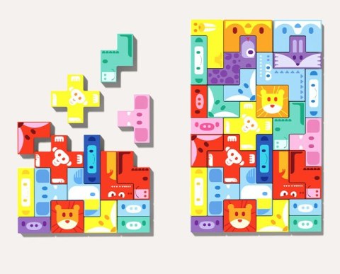 GRA LOGICZNA ZRĘCZNOŚCIOWA KLOCKI BALANSUJĄCY STATEK ARKA NOEGO TETRIS JHTOY-961 GRA LOGICZNA ZRĘCZNOŚCIOWA KLOCKI BALANSUJĄCY STATEK ARKA NOEGO TETRIS JHTOY-961
