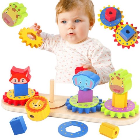 GRA ZRĘCZNOŚCIOWA LOGICZNA SORTER NAKŁADANKA ZWIERZĄTKA ZOO ZĘBATKI JHTOY-251 GRA ZRĘCZNOŚCIOWA LOGICZNA SORTER NAKŁADANKA ZWIERZĄTKA ZOO ZĘBATKI JHTOY-251